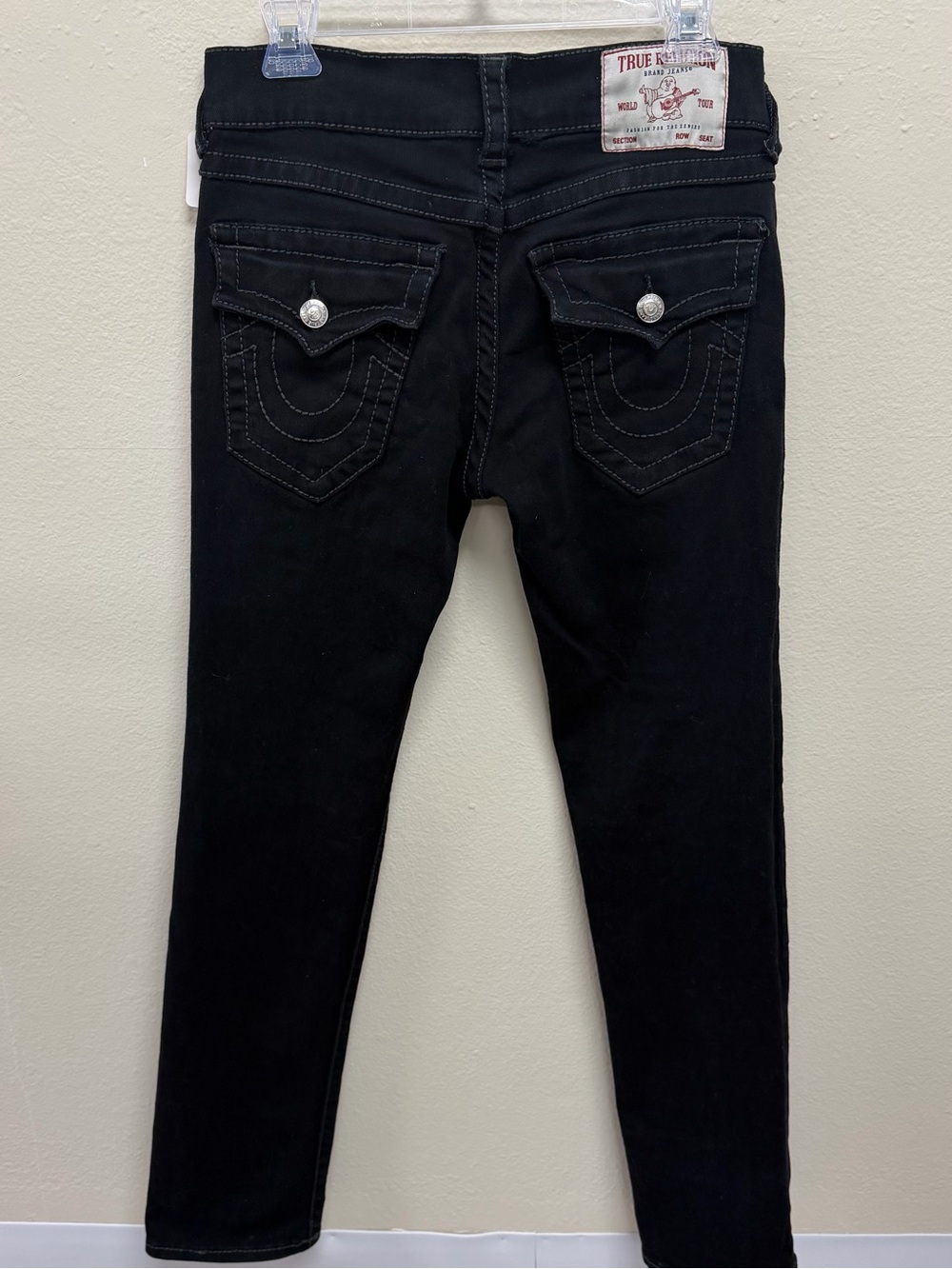 True Religion Ricky Relaxed Straight Jeans - Black
